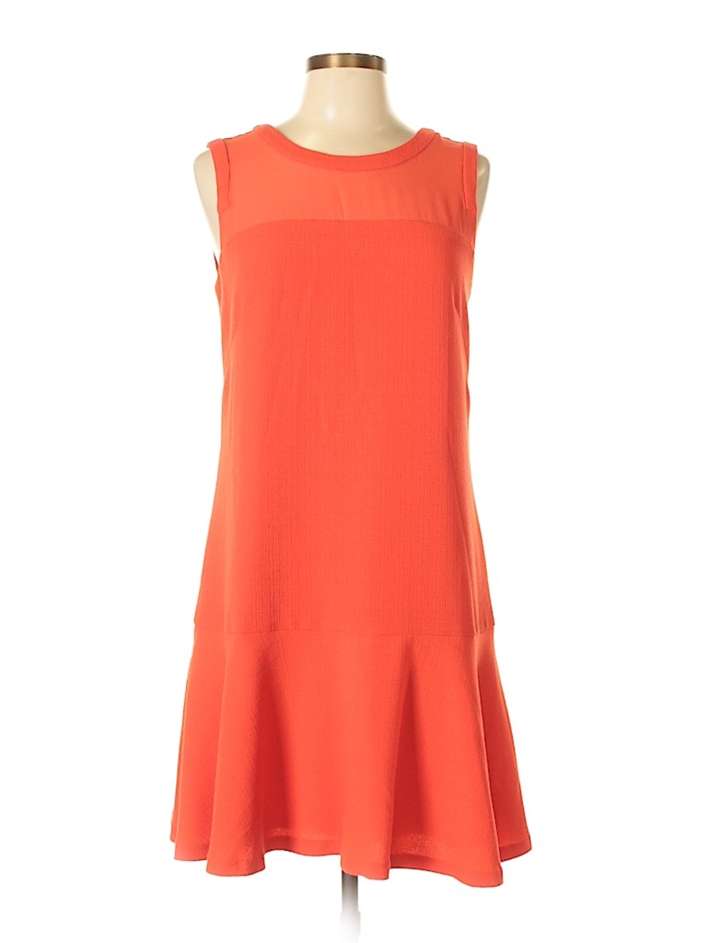 Vince Camuto Coral Sleeveless Flared Hem Mini Dress